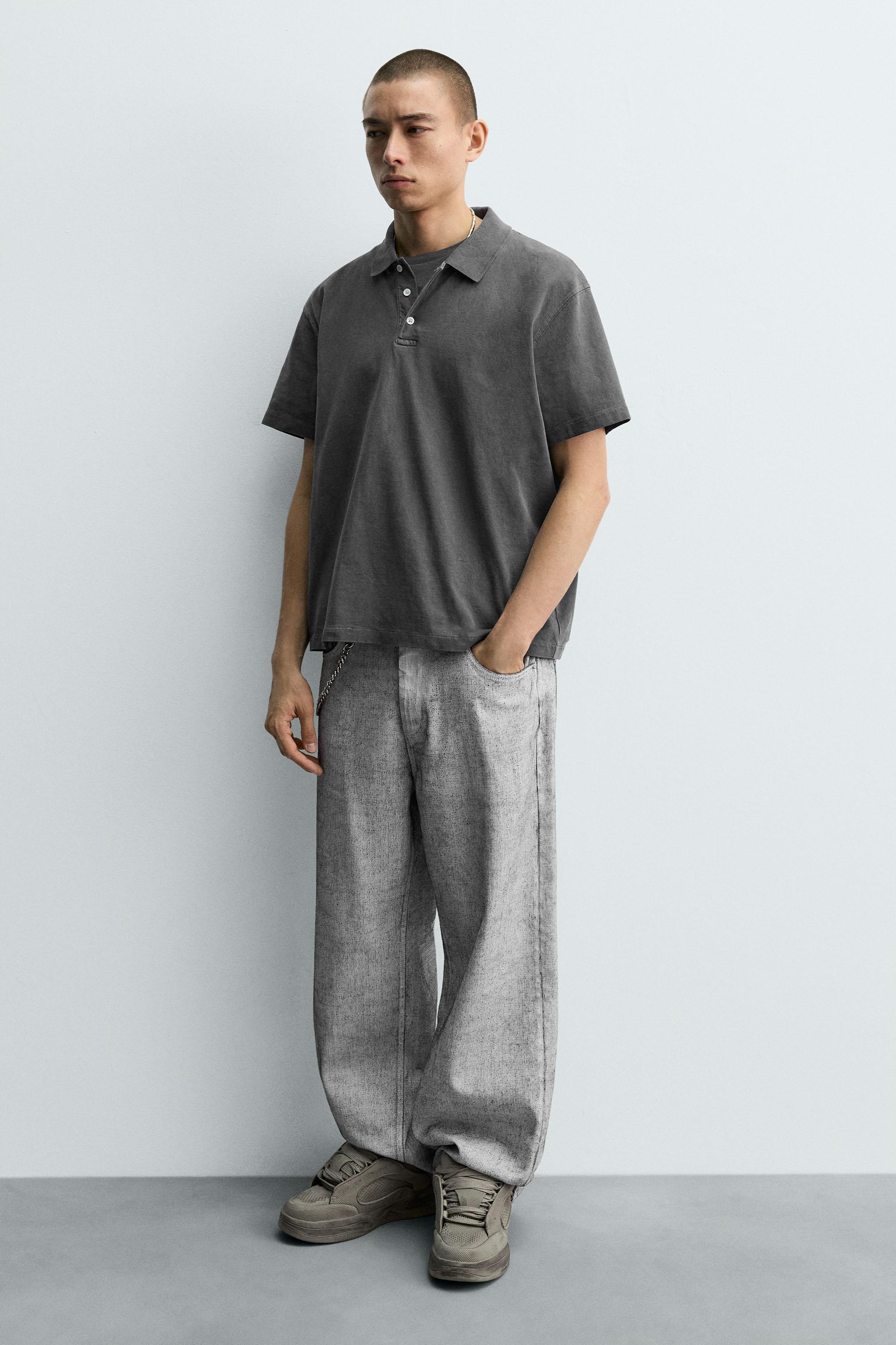 DISTRESSED THICK-SOLED SNEAKERS